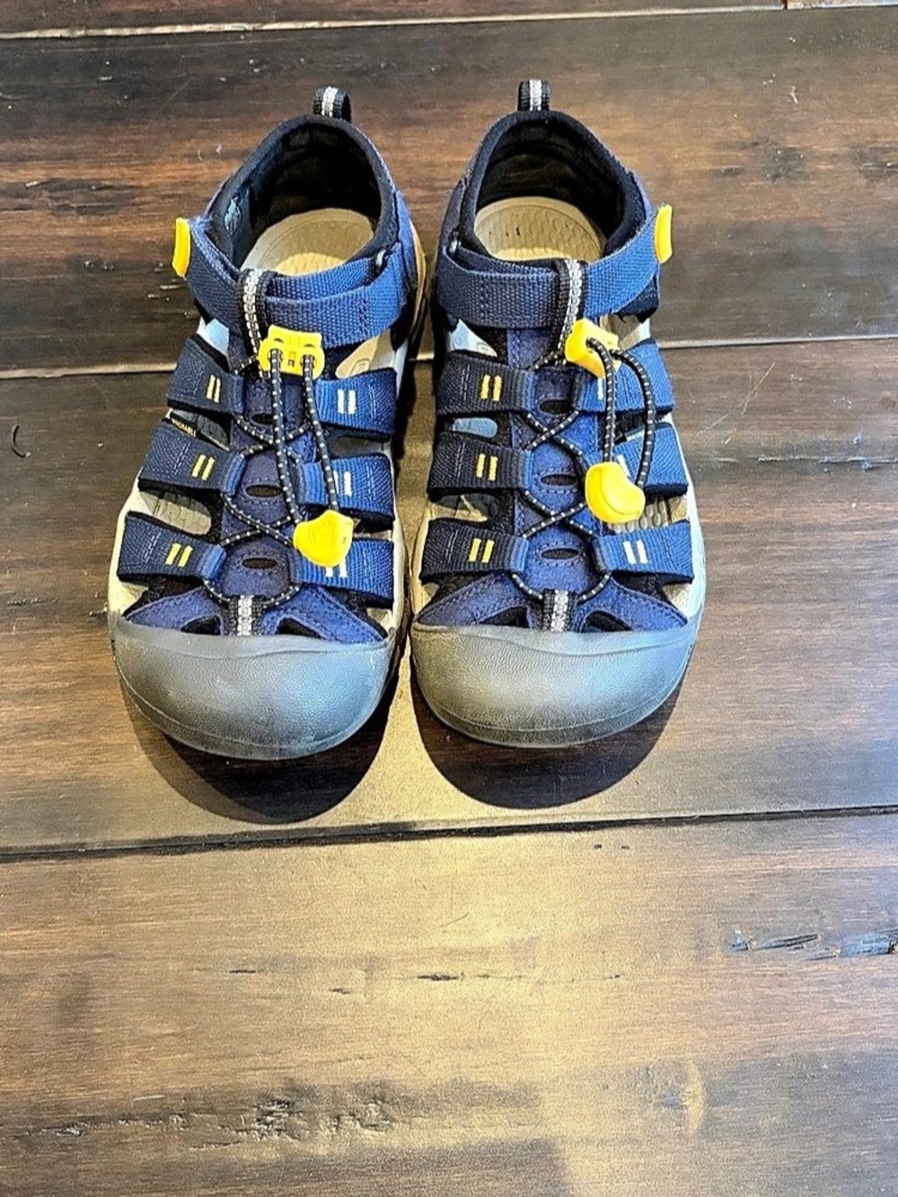 Boy’s KEEN Newport H2 Sandals Blue & Gray Sandals - Size 4